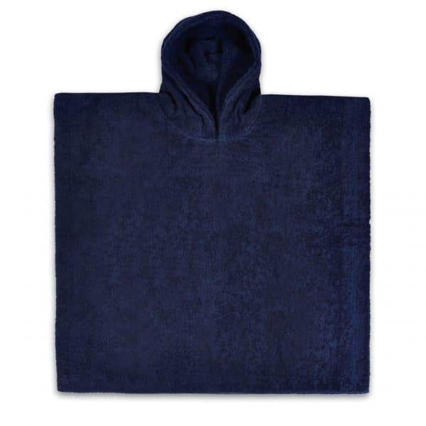 Poncho met naam Navy maat S