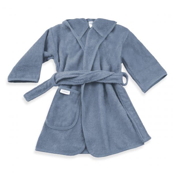 gepersionaliseerde badjas grijs/blauw